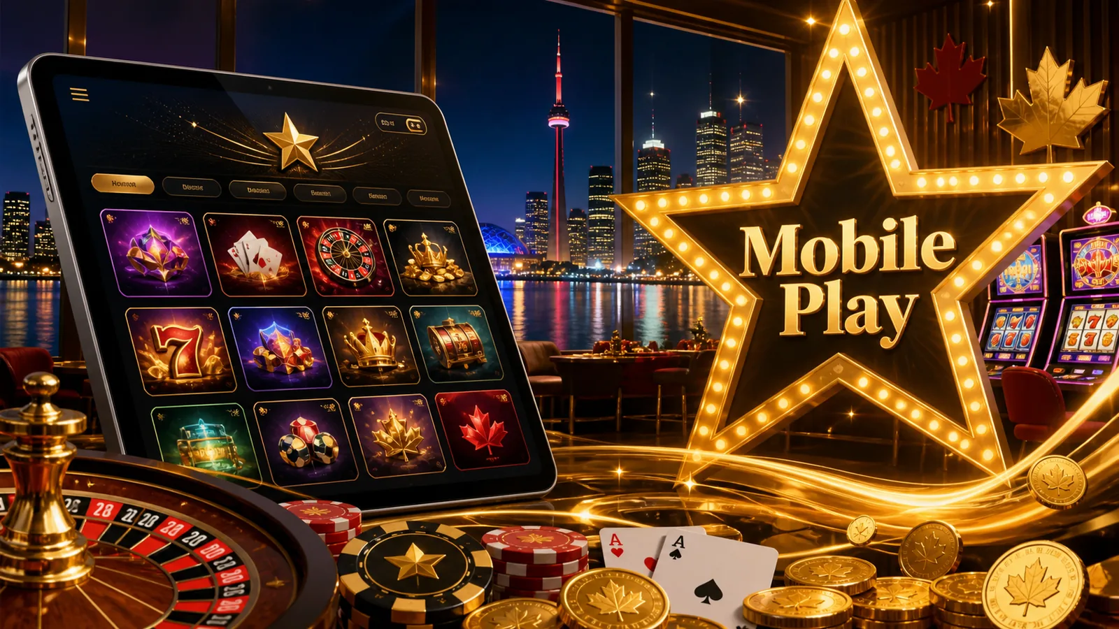 Golden Star Casino App and Mobile Play Canada content banner